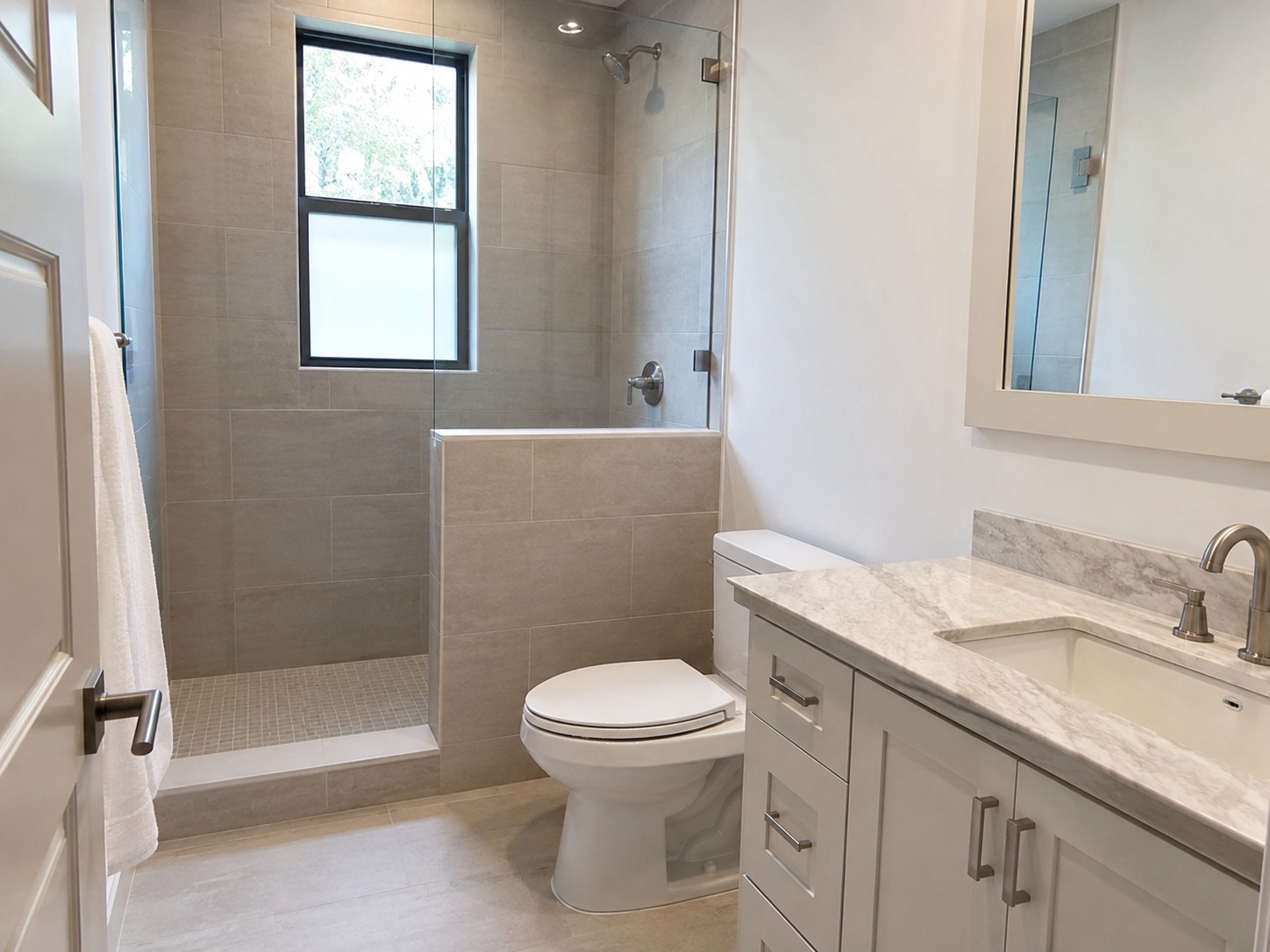 Badezimmer nach der Renovierung